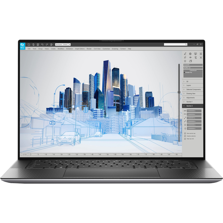 Dell Precision 5550 Intel i7, 10th Gen Mobile Workstation Touch Laptop with 64GB Ram + GPU