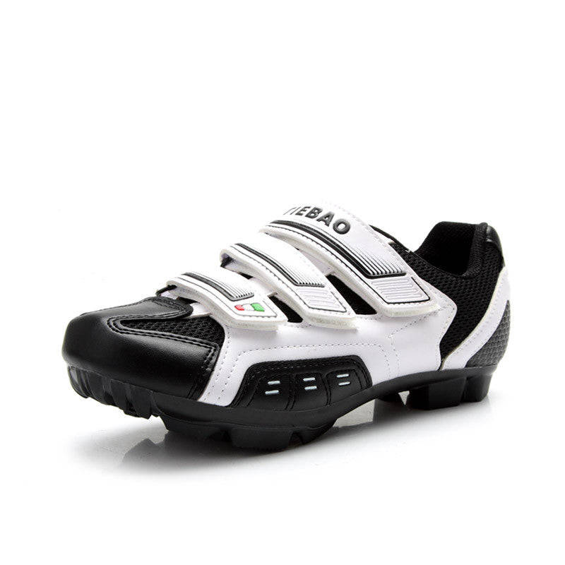 Tiebao Road Cycling Shoes Black and White - 39 (6 UK)