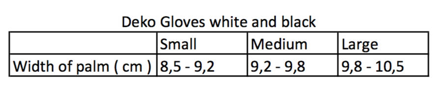 Deko Cycling Glove with Gel Padding (White) - Medium