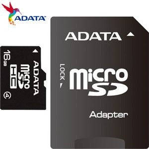 ADATA 16GB Micro SD With SD Adapter Card