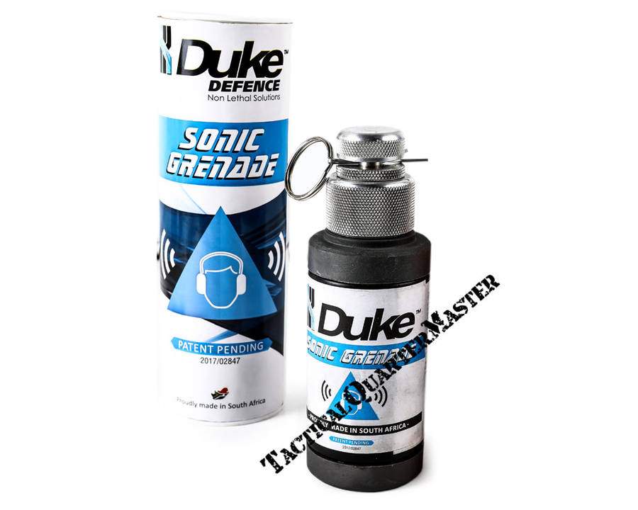 Duke Defence Grenade: Non Lethal + Reusable Mechanism (Previously Valken) - Sonic Grenade Blue