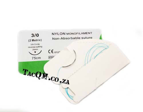 Suture  3/0 & 5/0 Nylon Blue Monofilament Pack
