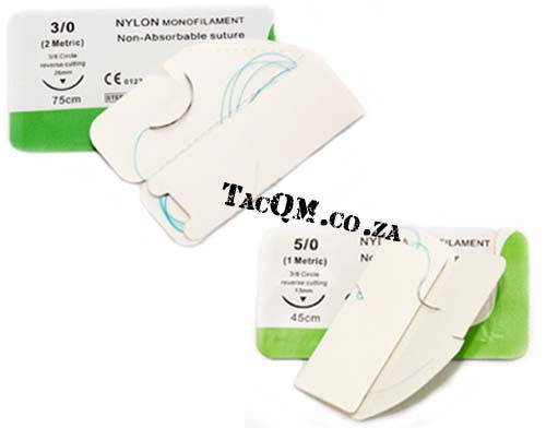 Suture  3/0 & 5/0 Nylon Blue Monofilament Pack