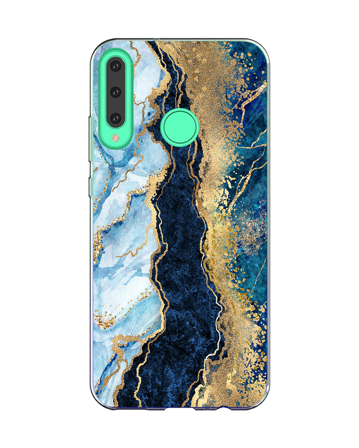 Indigo Flow Marble Phone Case - Huawei Y7 P