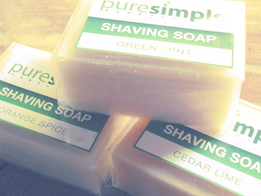 Pure Simple shaving soap - Green mint