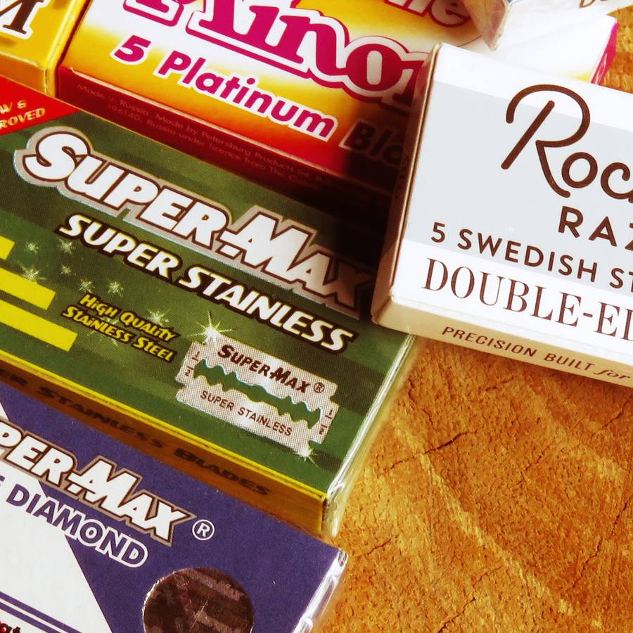 Test pack of blades for Safety Razor - Blade combo