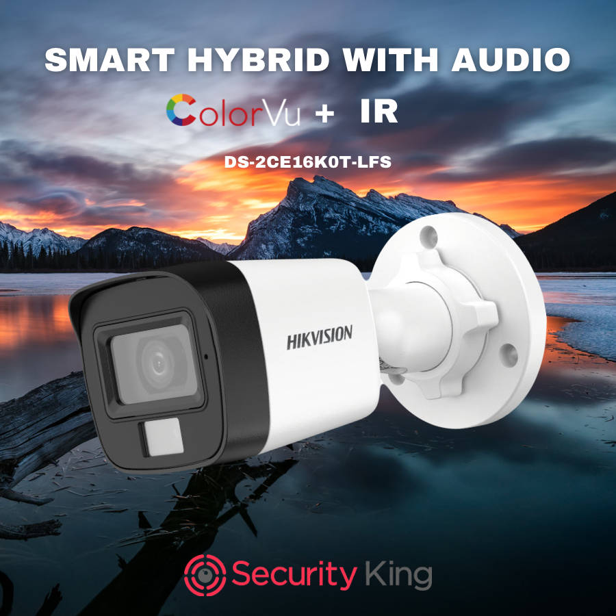 Hikvision 5MP 3K Smart Hybrid Bullet Audio Camera