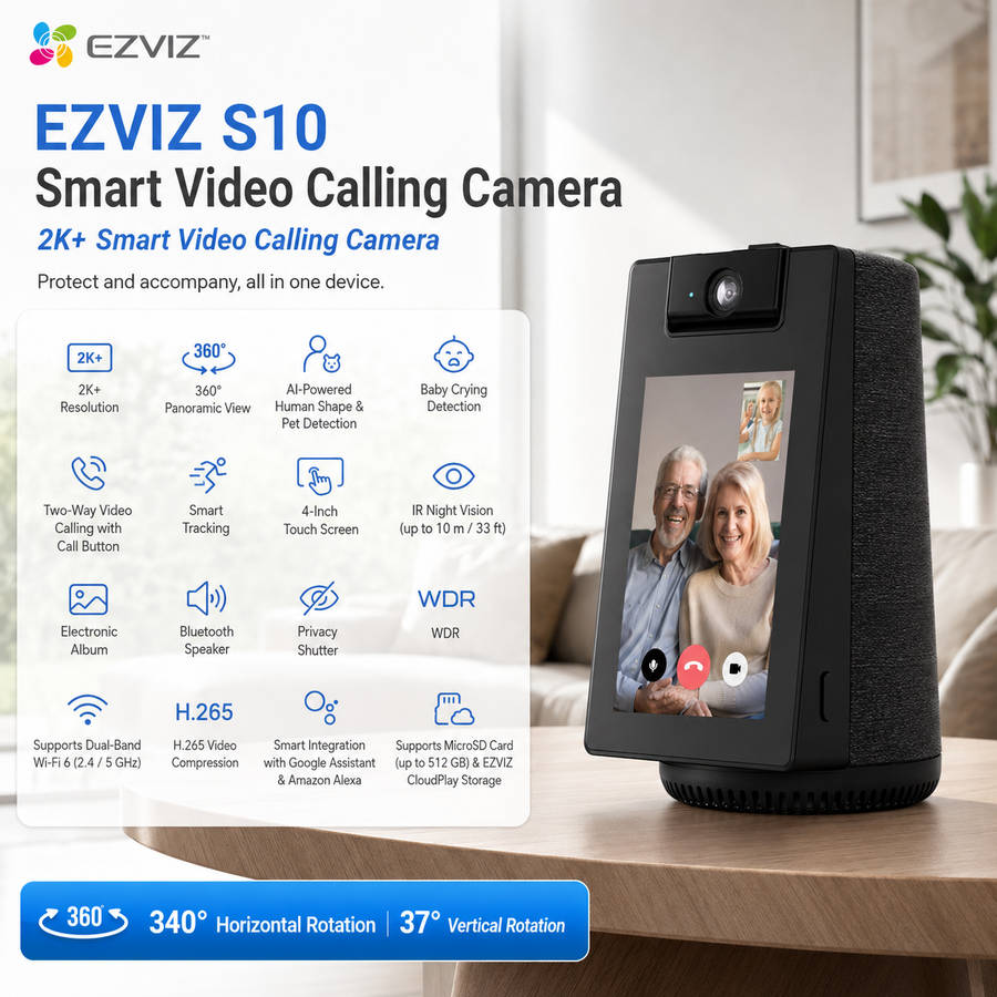 EZVIZ S10 Smart Video Calling Camera