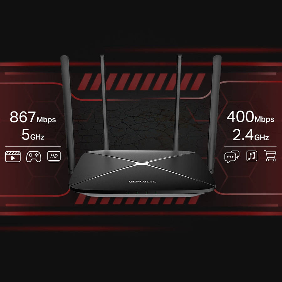 Mercusys AC12G AC1200 Wireless Dual Band Gigabit Router