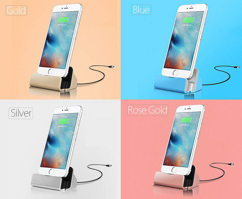 Apple iPhone 5/6 Charging Docking Station - Black