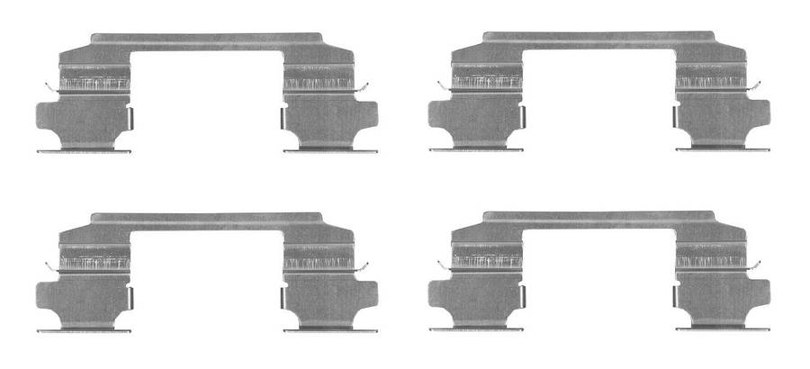 Disc Brake Pad Clip Kit - Abc952 (Argus Motoring)