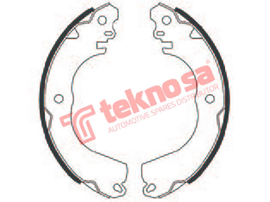 BRAKE SHOES - OPT1005PB (OPTIMA)