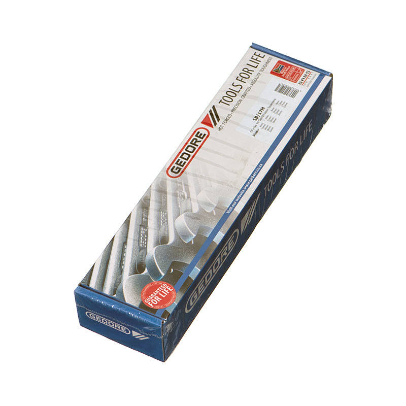 Professional Combination Spanner Set - 17 Piece