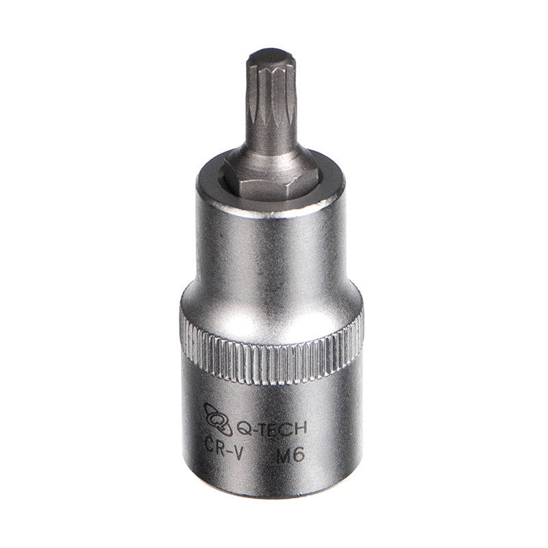 Q-Tech Spline Bit Socket M6