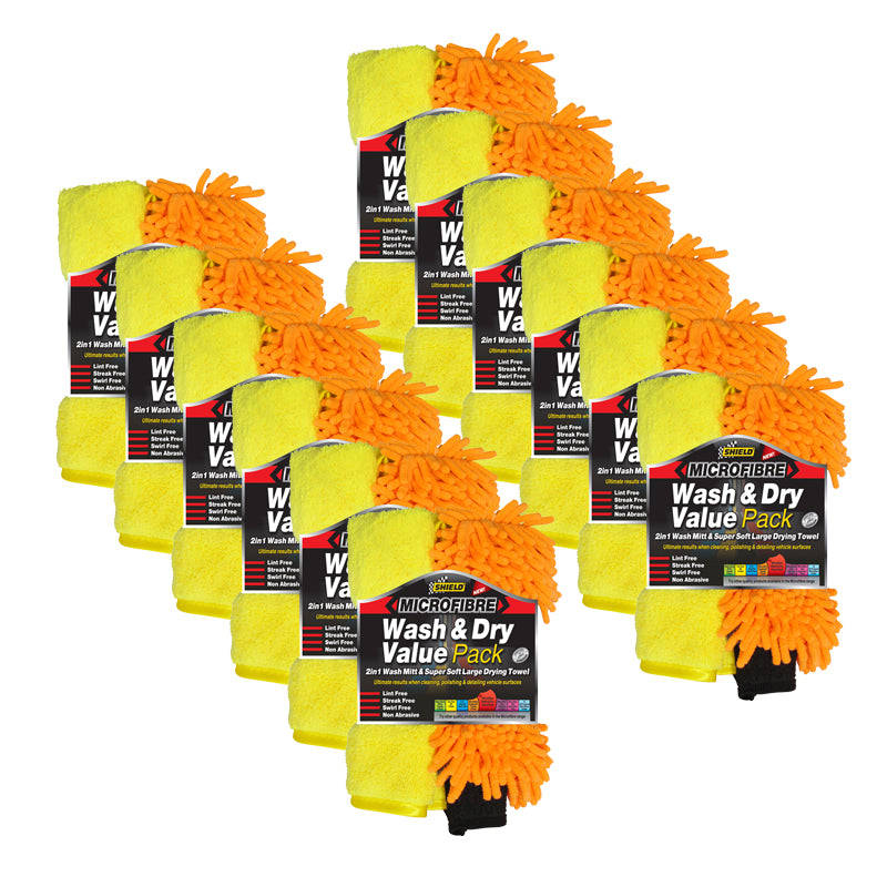 Shield Microfibre Wash & Dry (Pack Size: 12)