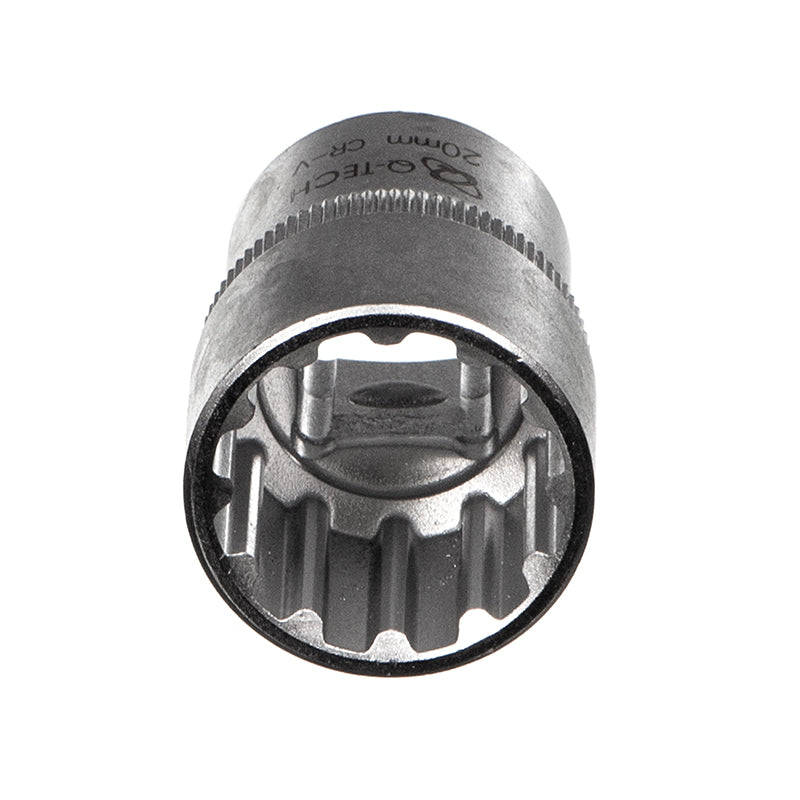 Q-Tech Spline Socket 20mm