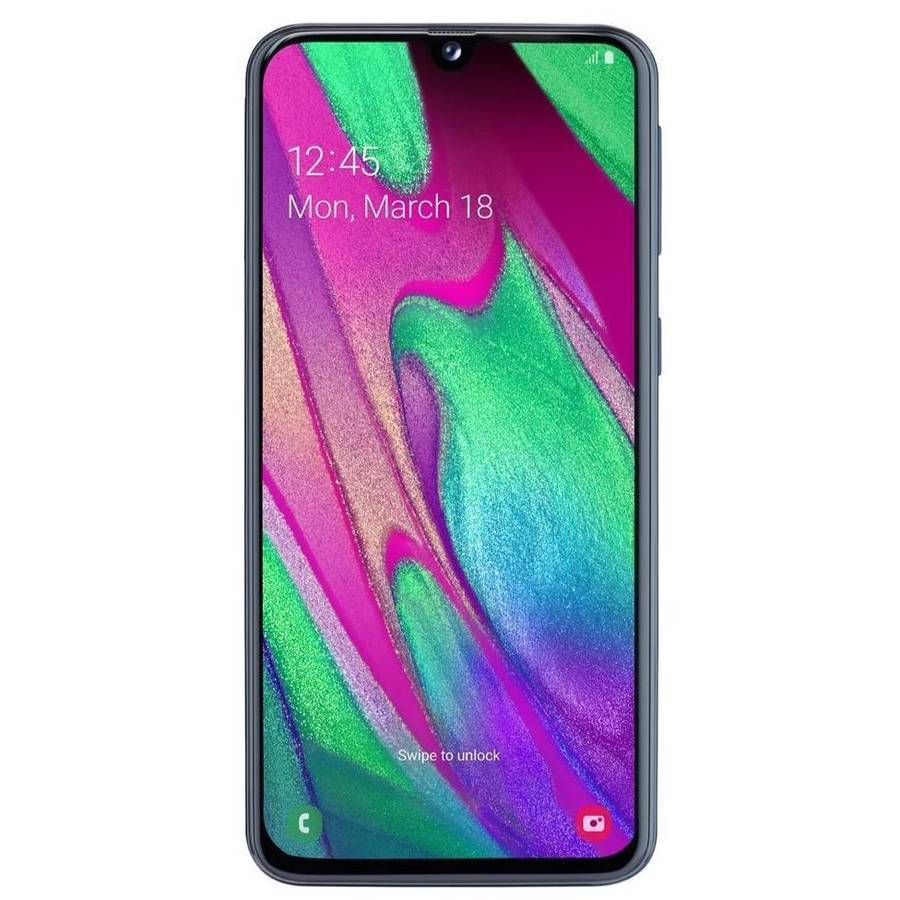 Samsung Galaxy A40 (64GB, 4GB RAM, Dual Sim, Black, Special Import)