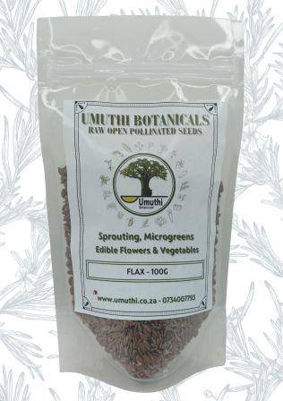 FLAX SPROUTING SEEDS - Linum Usitatissimum - Natureal & Untreated - Microgreens