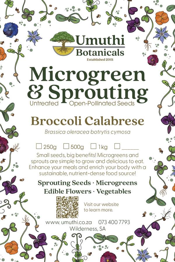 Broccoli Seed- Microgreen & Sprouting Seeds