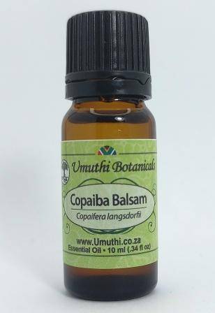 COPAIBA BALSAM OIL - Copaifera langsdorfii - 100% pure
