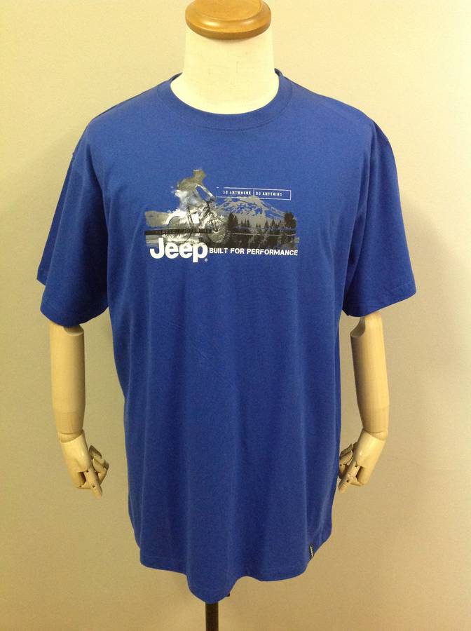 Jeep Men T-Shirt Collection - 3XL / Jeep Royal Blue T-Shirt with Print