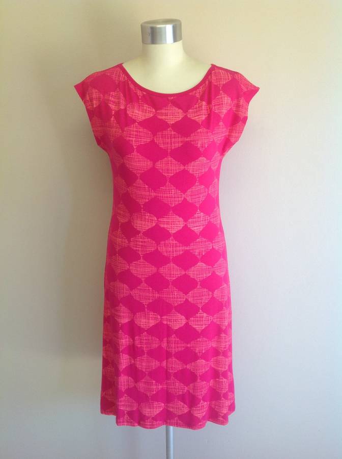 Sway Boatneck Dress Pink - 36