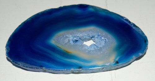 Blue Agate Slice harmonizes your energies.