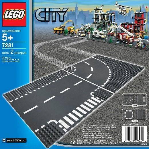 LEGO City Supplementary T-junction & Curve -7281