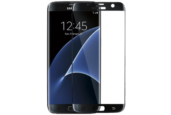 SAMSUNG S7 EDGE TEMPERED GLASS(Black/Gold/White)