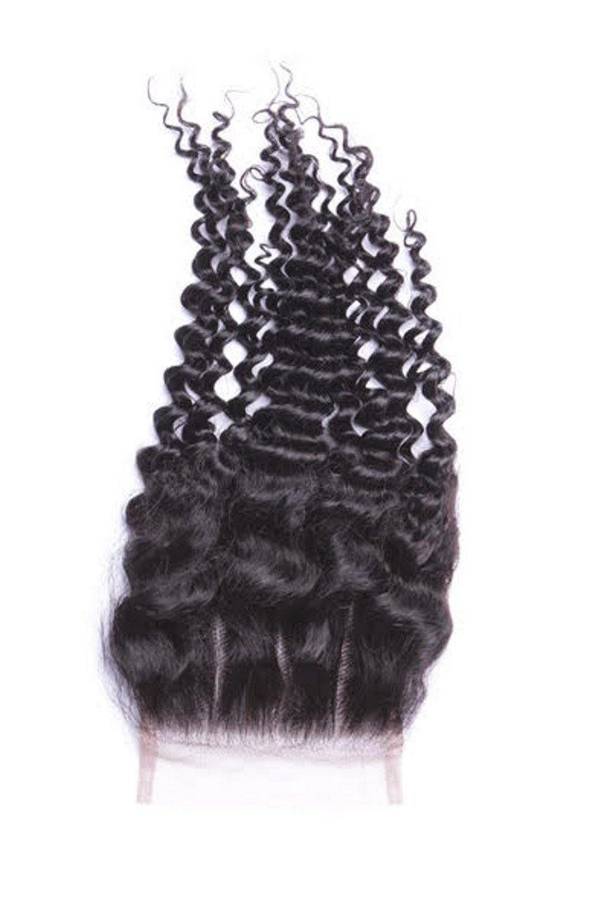 Brazilian 9A Kinky 3Part Closure