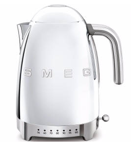 Smeg Variable Temperature Kettle 3D Various Colours KLF04 - Mirrored Chrome