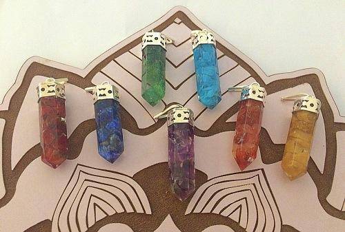 Chakra Orgone Pendants