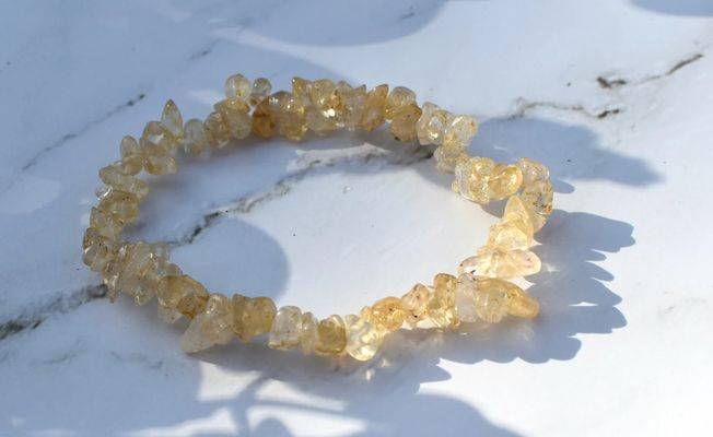 Citrine Chip Bracelet