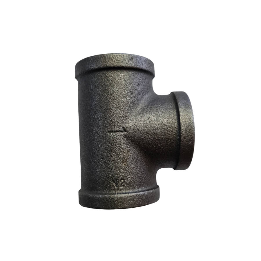 Tee Fitting Black/Uncoated - 25mm