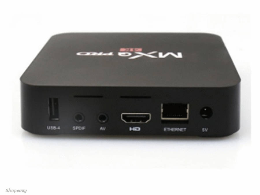 MXQ Pro 4K Smart TV Box - Android Media Player Streamer (Showmax / Netflix / Kodi and More) - 4 X US