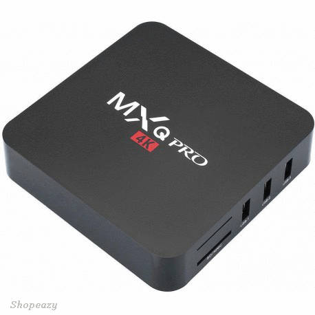 MXQ Pro 4K Smart TV Box - Android Media Player Streamer (Showmax / Netflix / Kodi and More) - 4 X US