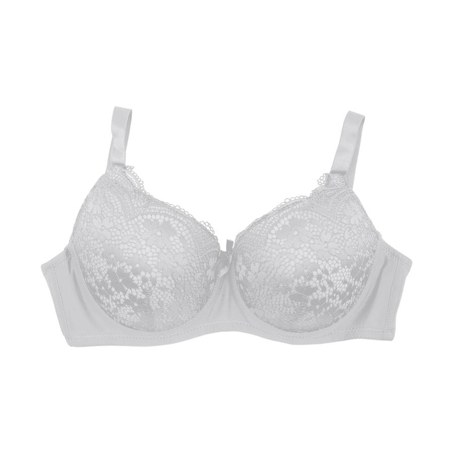 Pack of 6 Colour Wired Lace Bra's - 3903