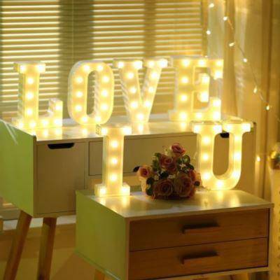 Alphabet Letter LED Light - N