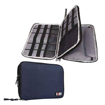 BUBM Double-Layered Travel Gadget Organiser Bag-DIO-XL - Black