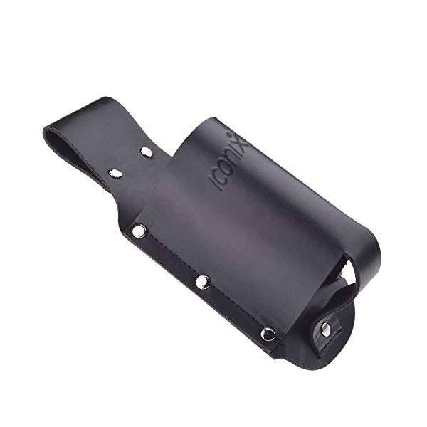 Iconix Pu Leather Beer Holster - Black