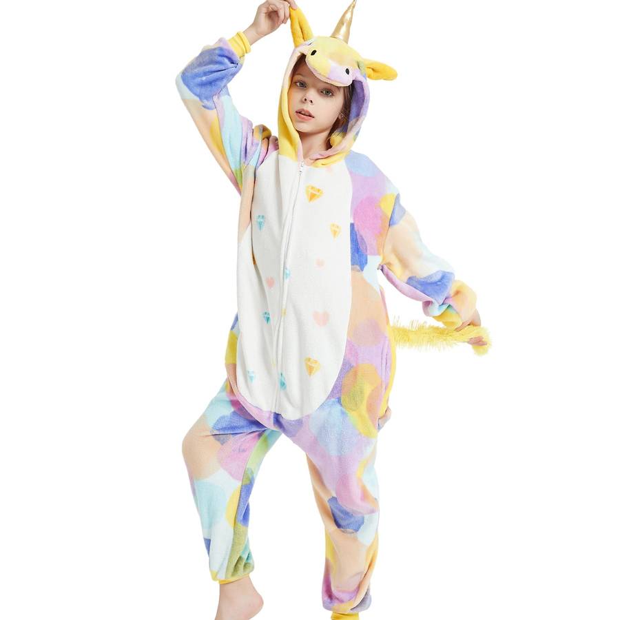 Kids Hearty Unicorn Onesie