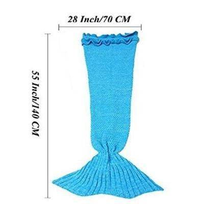 Mermaid Tail Blanket (Kids Size) Pink, Blue and Purple | 788-1