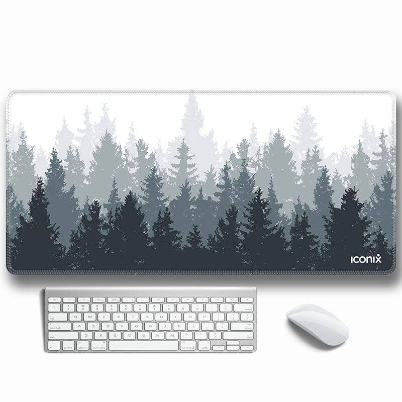 Misty Forest Full Desk XL Coverage Gaming and Office Mouse Pad