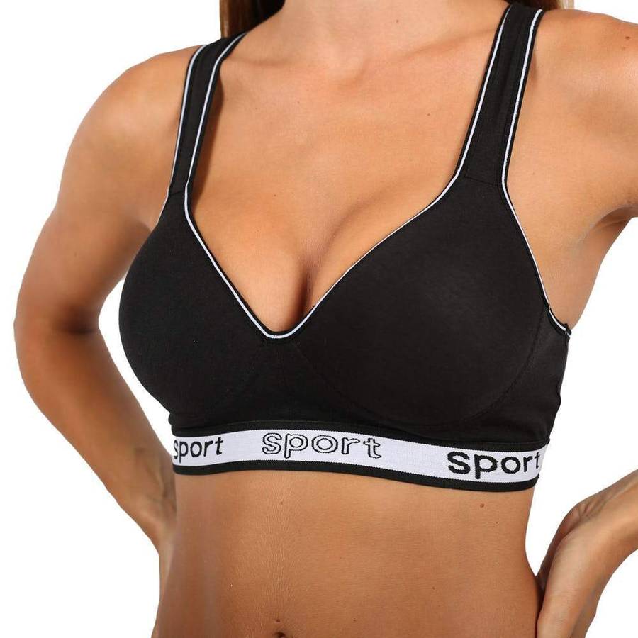 Pack of 6 Colour Wireless Sports Bra's - 8913/8915  (38B/40D/40C Available) - 40D