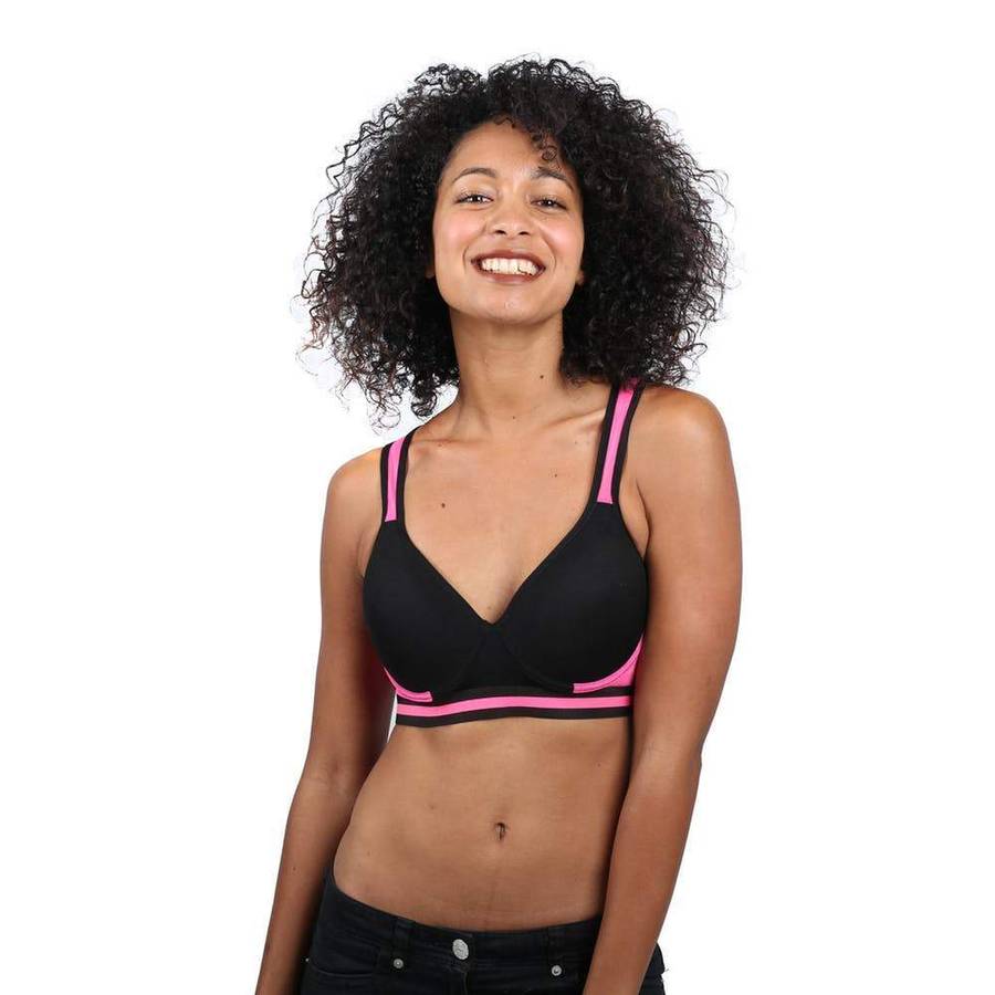 Pack of 6 Colour Wireless Sports Bra's - 8921  (38B/40B/40C/40D Available) - 40D