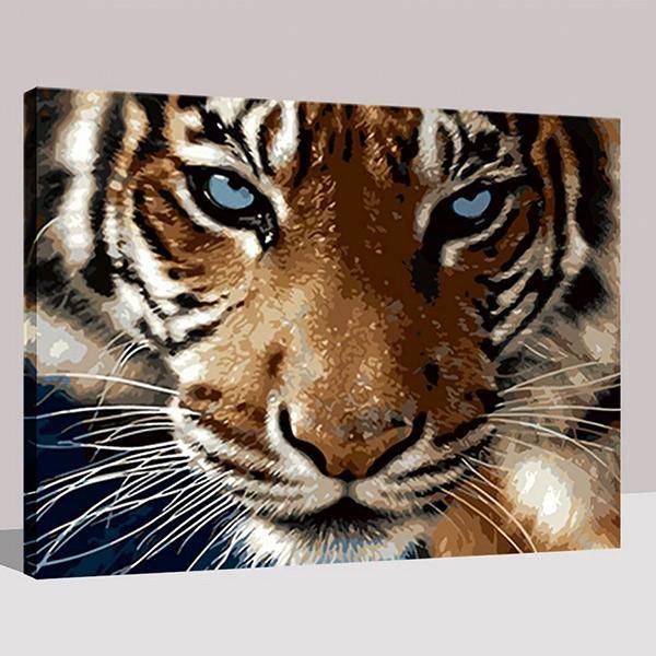 Adult Painting by Numbers - Tiger