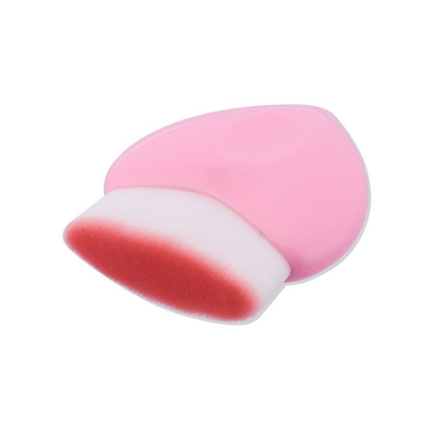 Pink Heart Shaped Makeup Brushes Set
