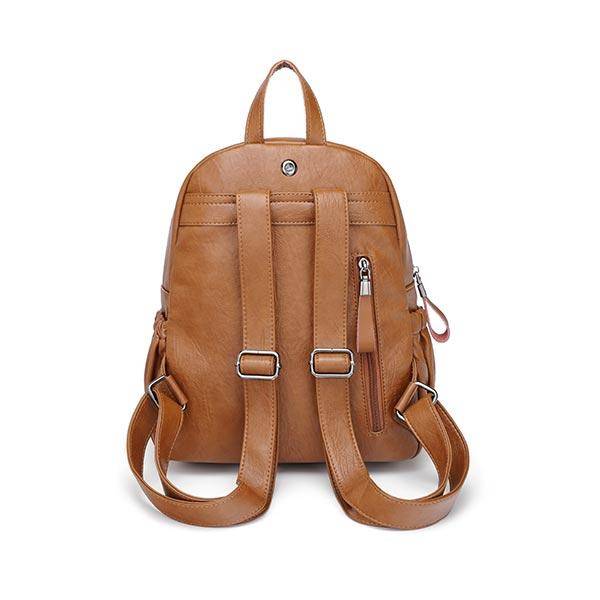 PU Leather Ladies School Bag Backpacks | 518