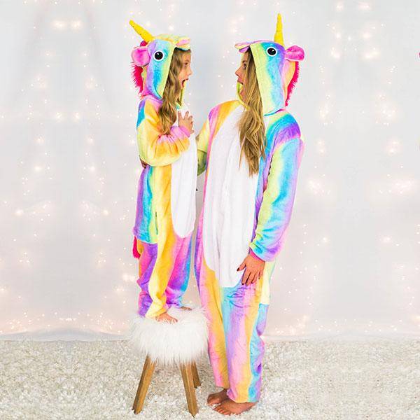 Kids Rainbow Unicorn Onesie