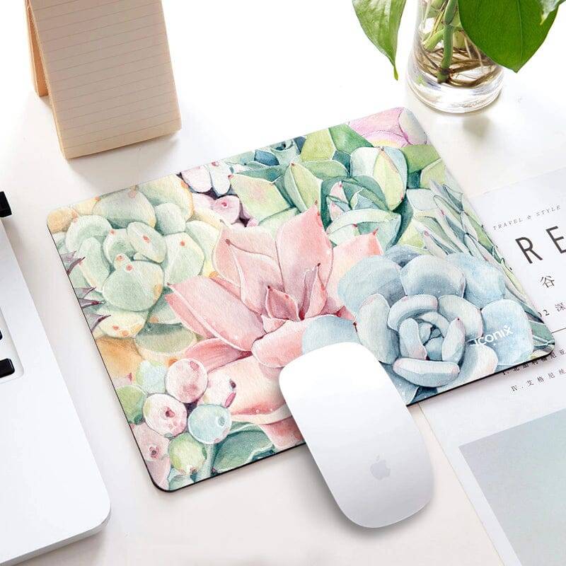Rectangle Succulent Selection Mouse Pad